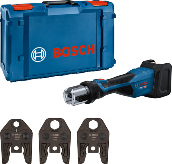 Bosch Blauw GPT 18V-32 Accu Perstang | 3 Persbekken SV | In XL-Boxx - 06019M2102-4053423252170