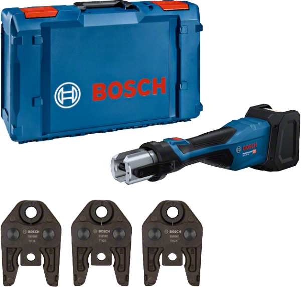 Bosch Blauw GPT 18V-32 Accu Perstang | 3x Persbekken TH | In XL-Boxx - 06019M2104-4053423252194