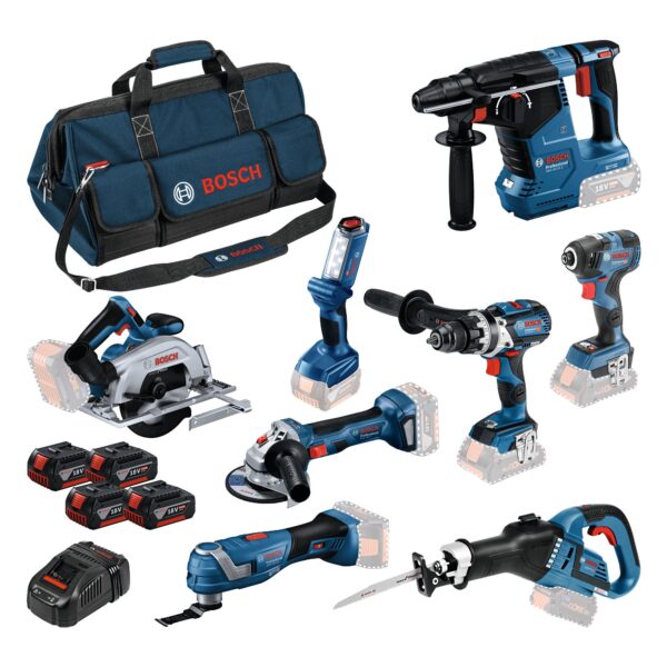Bosch Blauw Toolkit Combipack GBH 8-45 DV + GAS 35 M AFC + GDE 68 (BE) (GBH 8-45 DV, GAS 35 M AFC, GDE 68) - 0615A50052-4053423301373
