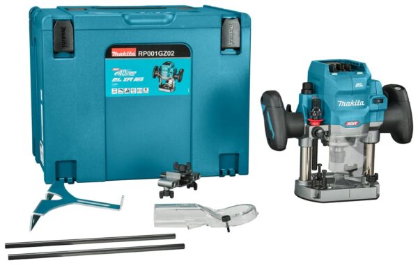 Makita XGT 40 V Max Bovenfrees | met AWS zender | Zonder accu`s en lader | in Mbox - RP001GZ02-0197050005427