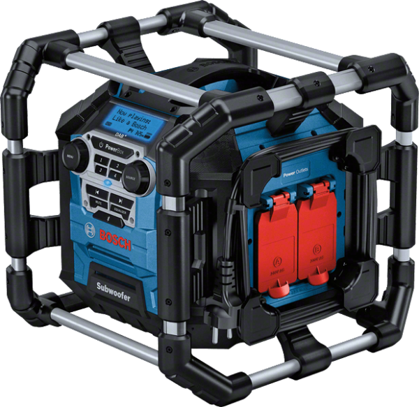 Bosch Blauw GPB 18V-5 SC | Bouwradio | met batterijen (AA), in doos, zonder accu&apos;s en lader - 06014A4100-4059952559506