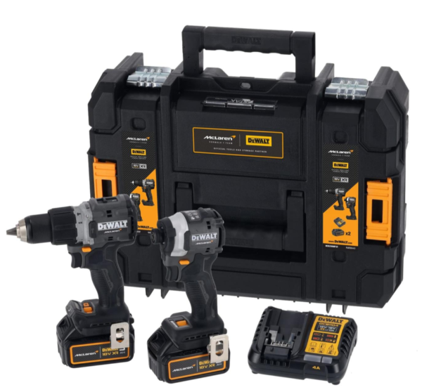 DeWalt DCK200MP2T - Mclaren Limited Edition 18V XR Combiset | DCD85M en DCF85M - DCK200MP2T-QW-5054905326760