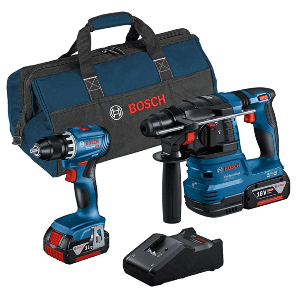 Bosch Blauw | Combopack | GSR 18V-45 + GBH 18V-22 | 18V | 2 x 4.0Ah + lader | In tas - 0615A50038-4053423251050