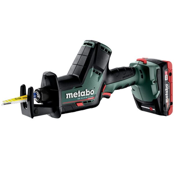 Metabo SSE 18 LTX BL compact, accu-reciprozaag - 602366800 - 602366800-4061792181687