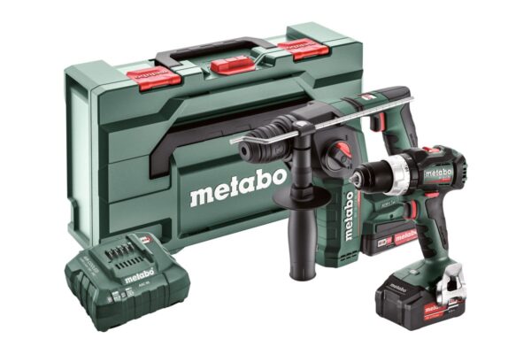 Metabo Combo-set 2.5.2 snoerloze machines BS 18 LT BL + BH 18 LTX | 18v 2,0 Ah/4.0Ah - 685182000-4061792198722