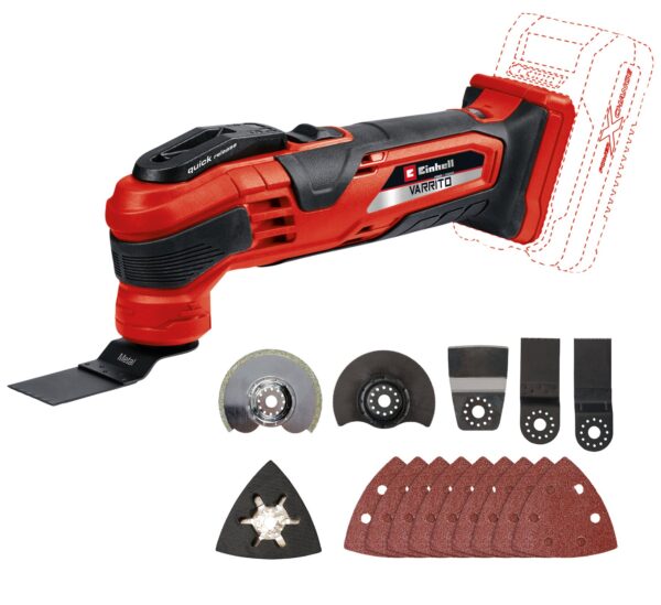 Einhell VARRITO Solo - Accu Multitool | 18V | Zonder accu en lader - 4465160 4465160-4006825618648