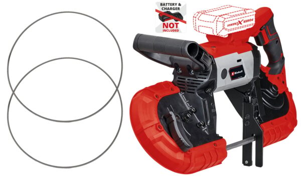 Einhell TE-MB 18/127 Li Solo - Accu Bandzaag | 18V | Zonder accu&apos;s en lader - 4504216 4504216-4006825663105