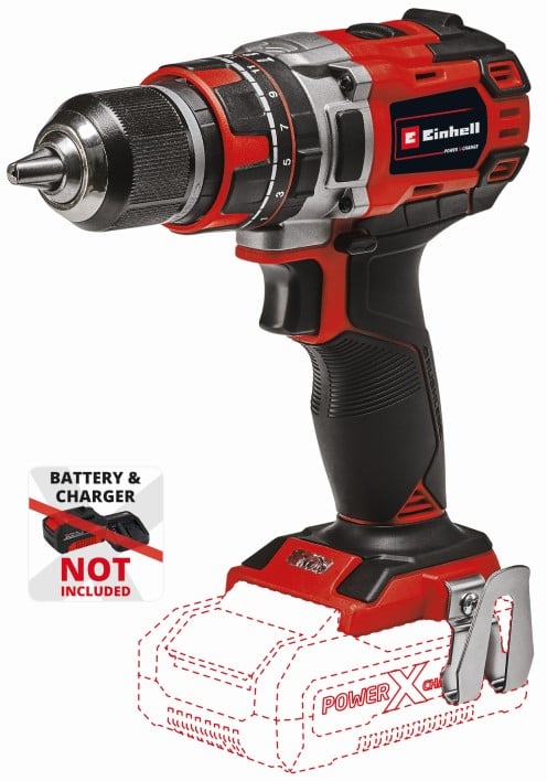 Einhell TP-CD 18/50 Li-i BL Solo - Accu Klopboor-/Schroefmachine | 18V | 50 Nm | Zonder accu en lader - 4513942 - 4513942-4006825644265