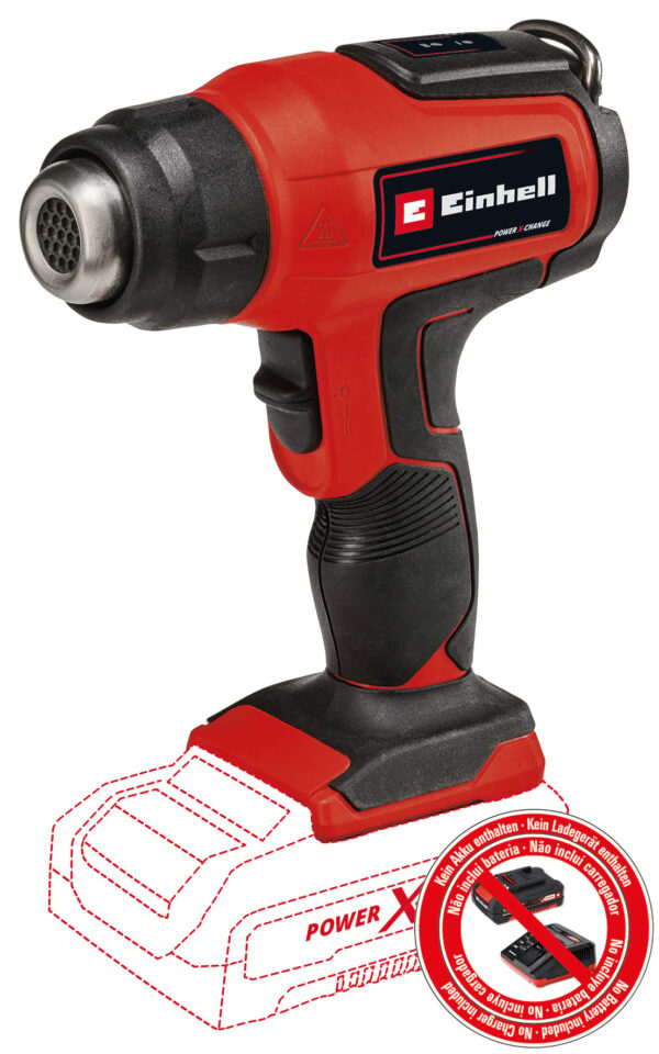 Einhell TE-HA 18 Li Solo - Accu Heteluchtpistool/Verfafbrander | 350 - 550°-4006825647730
