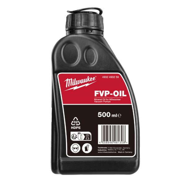 Milwaukee VP-OIL1 Olie tbv M18 FVP5 vacuumpomp 500ml - 4932493259-4058546481308