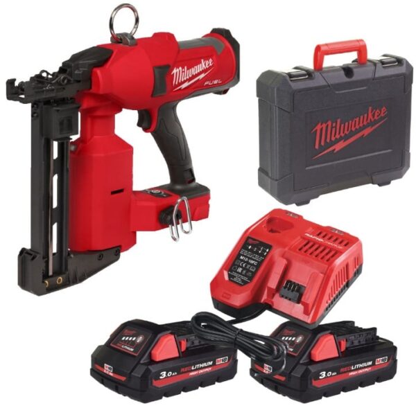 Milwaukee M18FFUS-302C | Accu Hekwerk Niemachine | 3 x 3,0 Ah accu + oplader | In koffer - 4933479832 4933479832-4058546376260