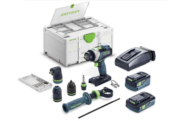 Festool Accu-klopboormachines TPC 18/4 5,0/4,0 I-Set/XL QUADRIVE - 577622-4014549415245