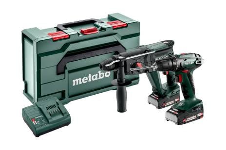 Metabo Combo set 2.3.2 | Accu-machines set | 18V | BS 18 | KH 18 LTX 24 | metabox 165L 685216500-4061792225640