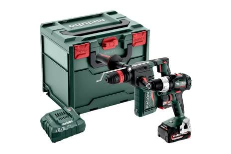 Metabo Combo set 2.4.8 | Accu-machines set | 18V | BS 18 LT BL | KH 18 LTX BL 24 Q | metabox 340 L 685219650-4061792226265