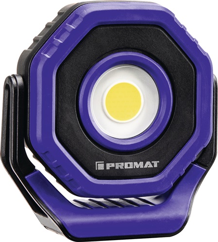 Promat LED-accuhandlamp | 3,7 V 2600 mAh | Li-Ion 7 W 100-700 LM | laadtijd 4 H - 4000873349 4000873349-4015448782735