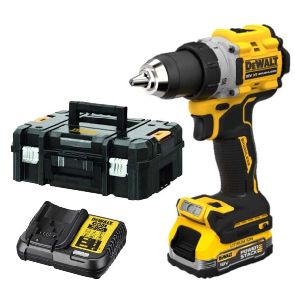 DeWalt DCD805E1T-QW - 18V XR G3 Compacte Schroef-/klopboormachine | 1x POWERSTACK in TSTAK-5035048788240