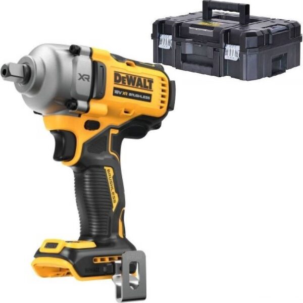 DeWalt DCF892NT-XJ - 18V XR Brushless 1/2" Slagmoersleutel (pin-aansluiting) | in TSTAK koffer | zonder accu en lader - DCF892NT-XJ-5035048743621