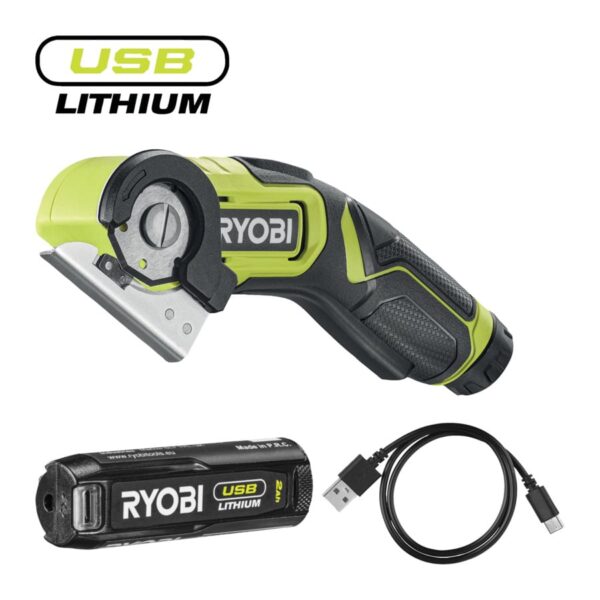 Ryobi RCT4-120G | 4V Accu Snijgereedschap (incl. 1x 4V 2.0Ah accu) - 5133005639-4892210206763