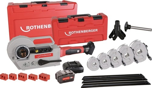 Rothenberger Accu-pijpbuigapparaten-set | 12-14-16-18-22-28 mm | 1 stuk - 1000003393 1000003393-4004625536773