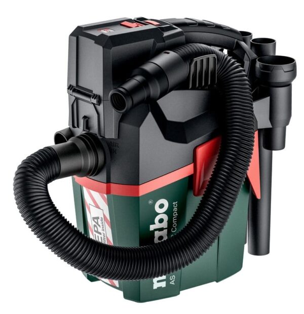 Metabo AS 18 HEPA PC Compact Accu-alleszuiger | 18 V | zonder accu-packs en lader - 602029850-4061792197558