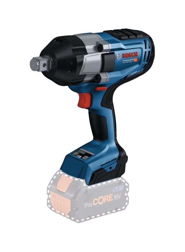Bosch Blauw GDS 18V-1050 H | Professional Slagmoeraanzetter | excl. accu&apos;s en lader - 06019J8500-4059952564654