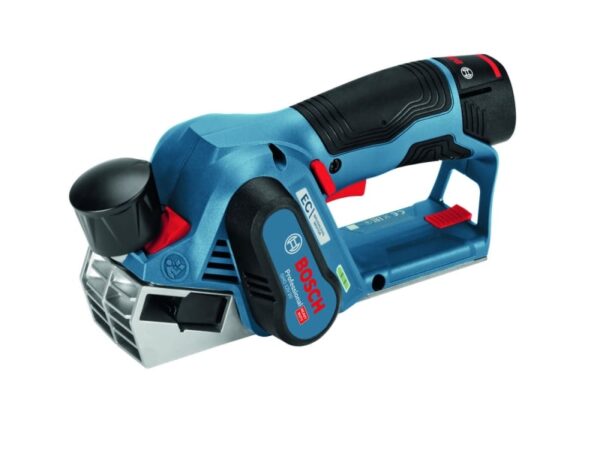 Bosch Blauw GHO 12 V-20 Accu schaafmachine met 2 accu&apos;s 3.0Ah - 06015A7001-3165140866590