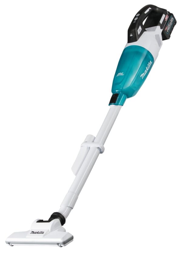 Makita CL001GA221 | Steelstofzuiger | 40 V Max | Witte uitvoering met blauwe transparante capsule | 2,0 Ah accu | 2 st | lader | in doos-0088381746090