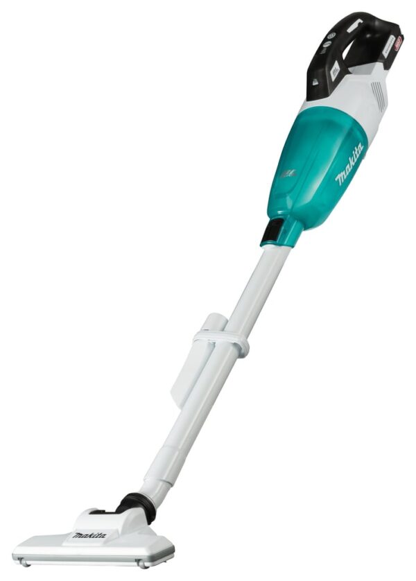 Makita CL001GZ12 | Steelstofzuiger | 40 V Max | Witte uitvoering met blauwe transparante capsule | Body | zonder accu&apos;s en lader-0088381746021