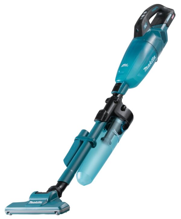 Makita CL001GZ20 | Steelstofzuiger | 40 V Max | Blauwe uitvoering met blauwe transparante capsule | met cycloon stofafscheider | Body | zonder accu&apos;s-0088381759410