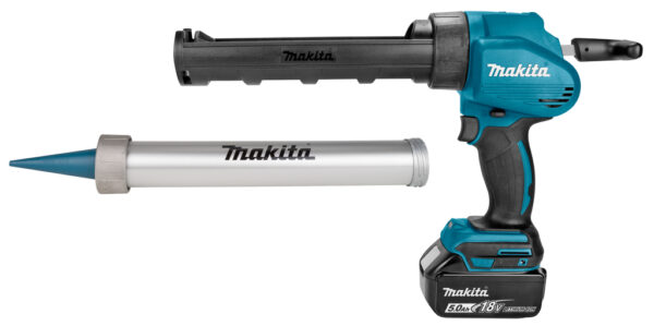 Makita DCG180RTX accu kitspuit met patroonhouder 300 ml en 600 ml | 1 accu 5.0Ah-0088381820950