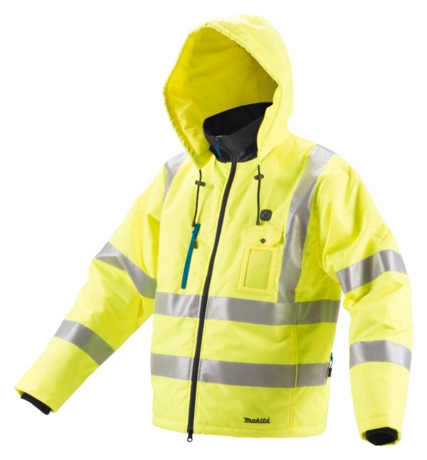 Makita DCJ206Z3XL | Verwarmde veiligheidsjas 3XL | Zonder accu&apos;s, lader, inclusief jasadapter - DCJ206Z3XL-0088381867818