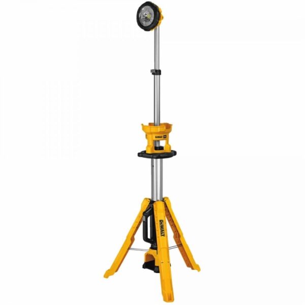 DeWalt DCL079-XJ 18 Volt XL Led Werklamp met statief zonder accu en lader - DCL079-XJ-5035048678282
