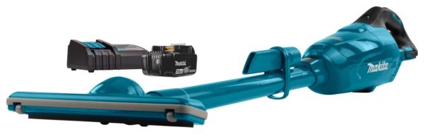 Makita DCL282FRT | 18 V steelstofzuiger | incl. 5,0 Ah accu & snellader | 0.5 L | stofzak - DCL282FRT-0088381882439