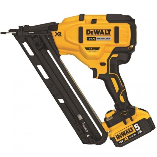 DeWalt DCN650P2 Afwerktacker | 2x 18 V 5.0 Ah XR Li-Ion | Bl | 15-54 mm | +Tstak - DCN650P2-QW-5035048665350