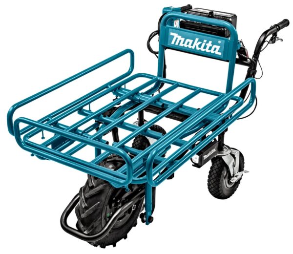 Makita DCU180ZX1 | Kruiwagen 18V | Met Transporthulprek | Zonder accu&apos;s en lader, in doos - DCU180ZX1-0088381930970