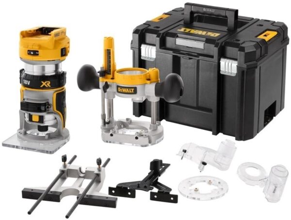 DeWalt DCW604NT | Accu bovenfrees/kantenfrees | 18V | zonder accu&apos;s en lader - DCW604NT-XJ-5035048711804