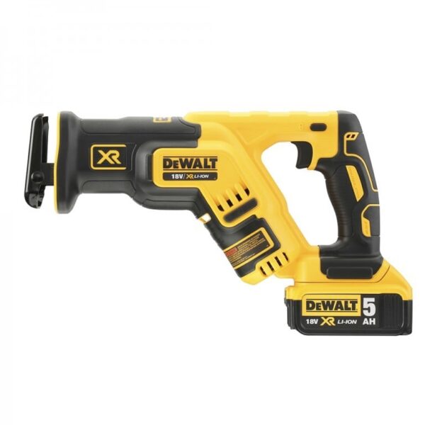 DeWalt DCS367P2 Accu Reciprozaag 18V 5.0Ah XR Li-ion in T-Stak-5035048659892