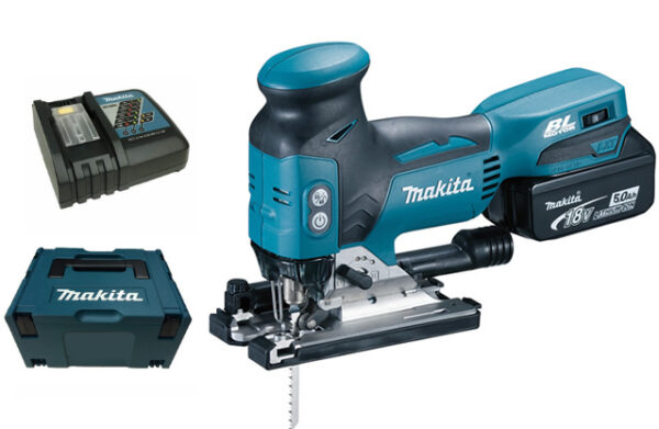 Makita DJV181RT1J Accu Decoupeerzaag T-greep | 1x accu 18v 5.0Ah - DJV181RT1J-0088381684910