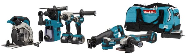 Makita DLX7020TX1 | Combiset | 7 machines | 18V | 2 x 5,0Ah | Li-Ion-0088381744775
