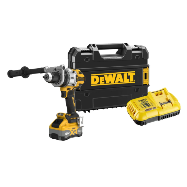 DeWalt DCD1007WW1T Accu klopboormachine koolborstelloos | 18v 8.0Ah in T-stak - DCD1007WW1T-QW-5035048835937