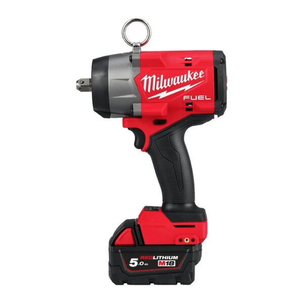 Milwaukee M18 FHIW2P12-502X M18 FUEL™ slagmoersleutel 1/2" high trq, 1220Nm verende borgpen, 2 x 5,0 Ah - 4933492786-4058546476571