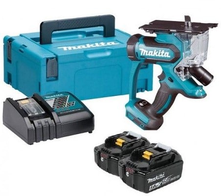 Makita DSD180RTJ | 18V Gipszaag | 2 x 5.0 Ah accu + snellader-0088381761970