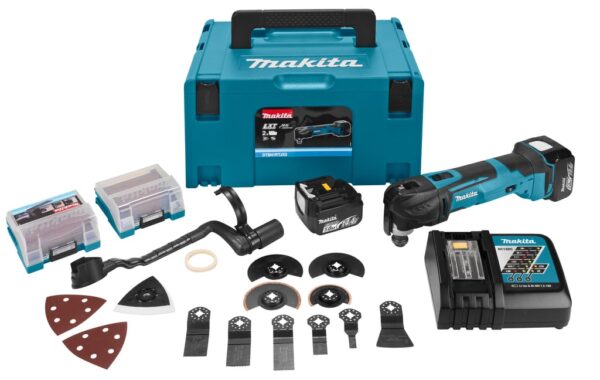 Makita DTM41RTJX3 14,4V 5.0Ah Accu Multitool met snelspansysteem - DTM41RTJX3-0088381820998