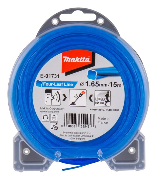 Makita Accessoires E-01741 | Maaidraad | 1,65x15 m | blauw - E-01731-0088381555456
