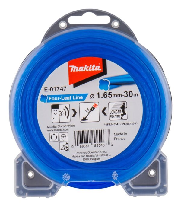 Makita Accessoires E-01747 | Maaidraad | 1,65x30 m | blauw - E-01747-0088381555463