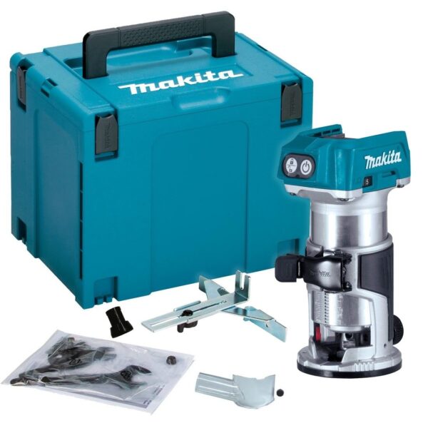 Makita DRT50ZJ Accu Freesmachine 18v Li-ion | zonder accu&apos;s en lader in M-box-0088381846110