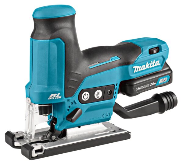 Makita JV102DSAJ 10,8v Decoupeerzaag T-Model 2,0 Ah accu (2 st), lader, Mbox - JV102DSAJ-0088381848848