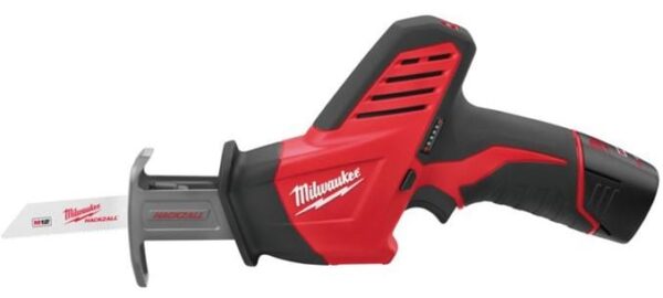 Milwaukee C12 HZ-202C Li-Ion accu-compact reciprozaagmachine | 2.0Ah - 4933441195-4002395001200