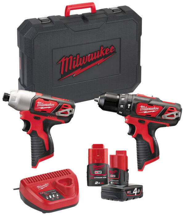 Milwaukee M12 BPP2B-421C powerpack | 2.0-4.0Ah - 4933443497-4002395004614