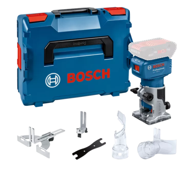 Bosch Blauw GLF 18V-8 Professional Accu Kantenfrees | 18V | Zonder accu en lader | In L-BOXX 136 - 06016C6001-4053423304022